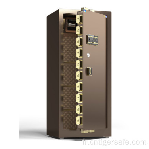 Tiger Safes Classic Series-Brown 150 cm verrouillage électrique de haut